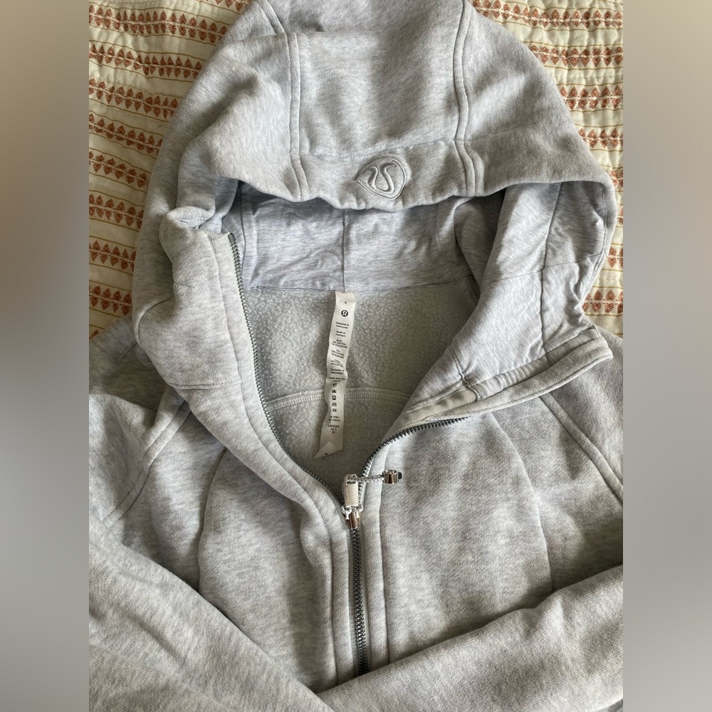 Lululemon scuba crop full zip
